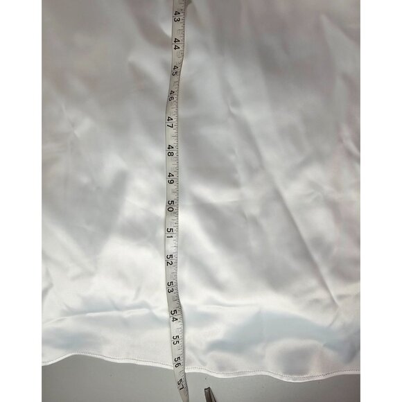 Torrid Satin Strapless Wedding Plus Size Dress-White-SZ 20 - Picture 16 of 16